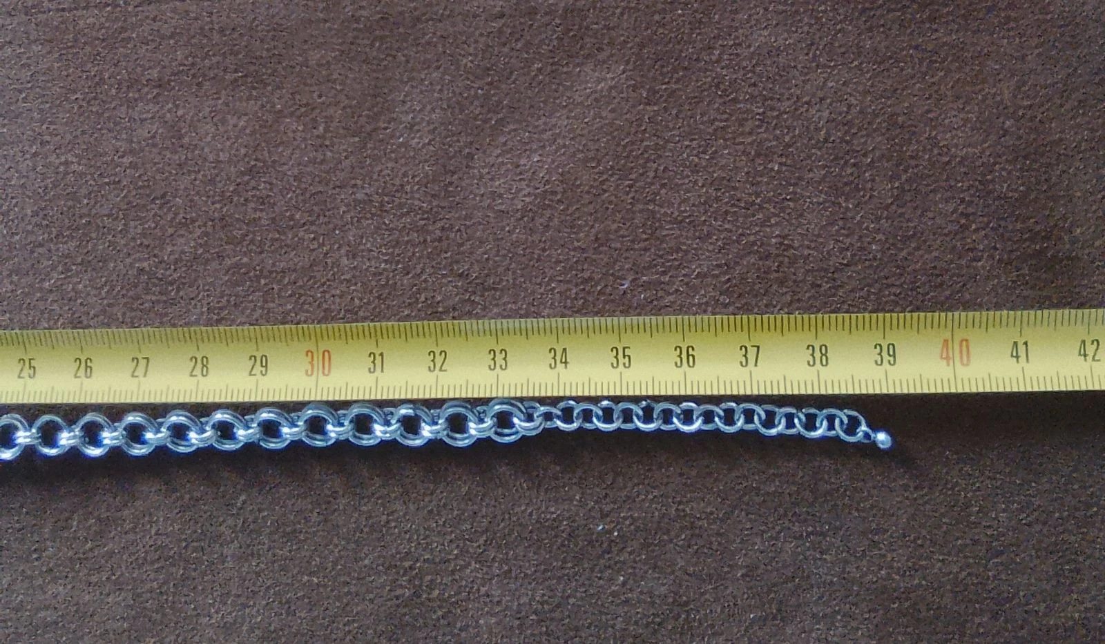 Collier choker décolleté chainmail japonais  – photo 6
